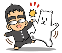 POLAR & THE ROY (The Arctic dude.) sticker #238882