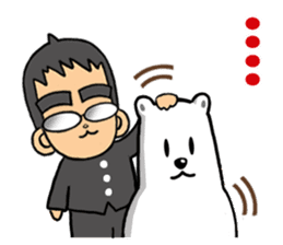 POLAR & THE ROY (The Arctic dude.) sticker #238883