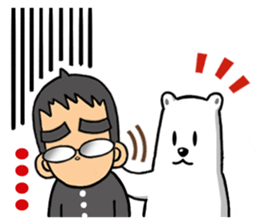 POLAR & THE ROY (The Arctic dude.) sticker #238884