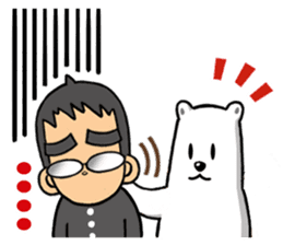 POLAR & THE ROY (The Arctic dude.) sticker #238884