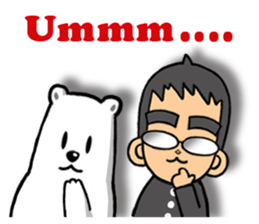 POLAR & THE ROY (The Arctic dude.) sticker #238888