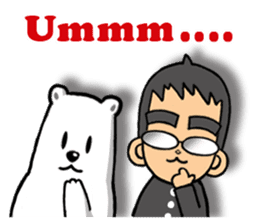 POLAR & THE ROY (The Arctic dude.) sticker #238888