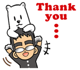 POLAR & THE ROY (The Arctic dude.) sticker #238891