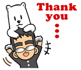 POLAR & THE ROY (The Arctic dude.) sticker #238891