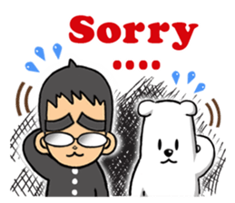 POLAR & THE ROY (The Arctic dude.) sticker #238892