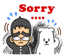 POLAR & THE ROY (The Arctic dude.) sticker #238892