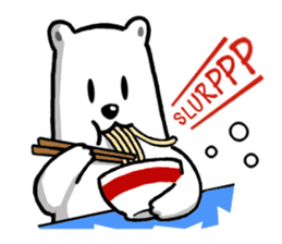 POLAR & THE ROY (The Arctic dude.) sticker #238903