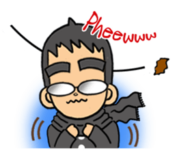 POLAR & THE ROY (The Arctic dude.) sticker #238911