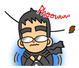 POLAR & THE ROY (The Arctic dude.) sticker #238911