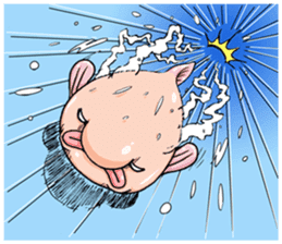 a Lovely blobfish sticker #239165