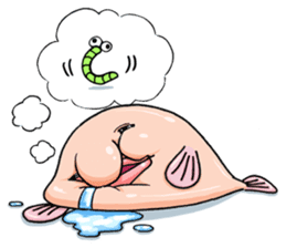 a Lovely blobfish sticker #239168
