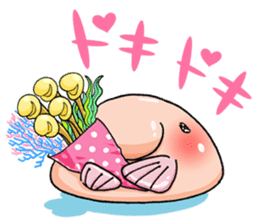 a Lovely blobfish sticker #239171