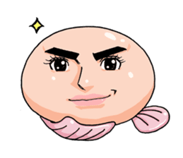 a Lovely blobfish sticker #239186