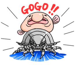 a Lovely blobfish sticker #239189