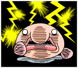 a Lovely blobfish sticker #239193