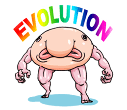 a Lovely blobfish sticker #239200