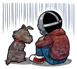 MARUME AND WOOF WOOF sticker #239427