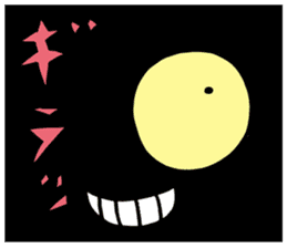 The cat which came from darkness sticker #239527