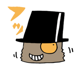 The cat which came from darkness sticker #239551