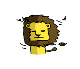Lion sticker #239641