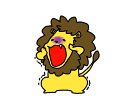 Lion sticker #239643