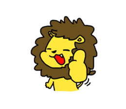 Lion sticker #239644