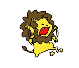 Lion sticker #239645