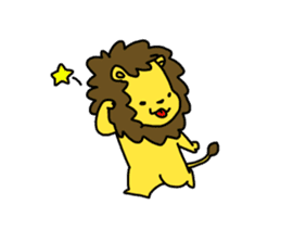 Lion sticker #239647