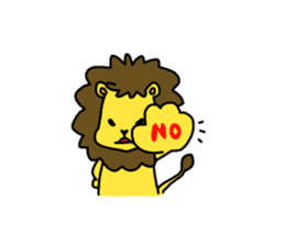 Lion sticker #239649