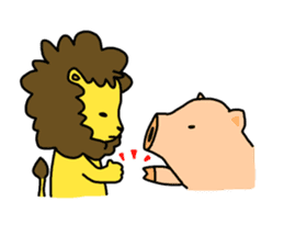 Lion sticker #239680