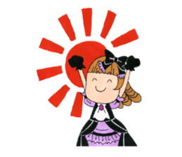 Gothic girl SUMIRE-chan sticker #239882