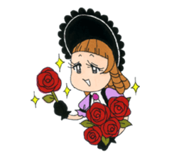 Gothic girl SUMIRE-chan sticker #239884