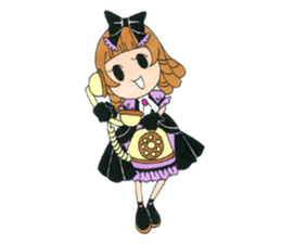 Gothic girl SUMIRE-chan sticker #239889