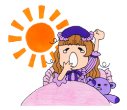 Gothic girl SUMIRE-chan sticker #239893