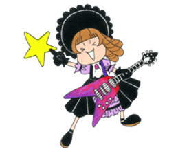 Gothic girl SUMIRE-chan sticker #239896