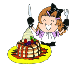 Gothic girl SUMIRE-chan sticker #239898