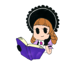 Gothic girl SUMIRE-chan sticker #239901