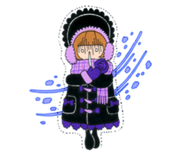 Gothic girl SUMIRE-chan sticker #239904