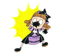 Gothic girl SUMIRE-chan sticker #239909