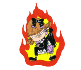 Gothic girl SUMIRE-chan sticker #239910