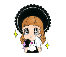 Gothic girl SUMIRE-chan sticker #239912