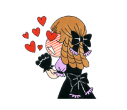 Gothic girl SUMIRE-chan sticker #239913