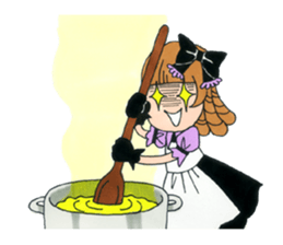 Gothic girl SUMIRE-chan sticker #239914