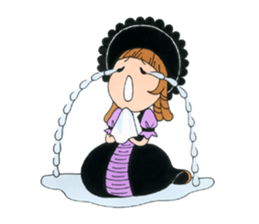 Gothic girl SUMIRE-chan sticker #239916