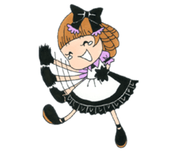 Gothic girl SUMIRE-chan sticker #239917