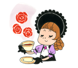 Gothic girl SUMIRE-chan sticker #239918