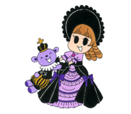 Gothic girl SUMIRE-chan sticker #239919