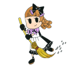 Gothic girl SUMIRE-chan sticker #239920