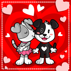 PUPPY LOVE - OLLIE AND ANGEL by Cute Love Inc.