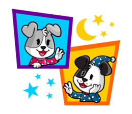 PUPPY LOVE - OLLIE AND ANGEL sticker #240088